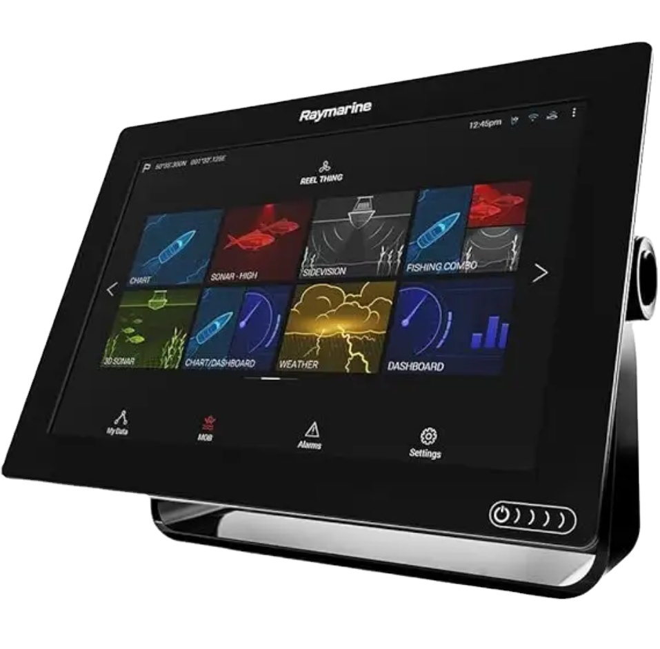 12-дюймовый черный рыболокатор со встроенным GPS Wi-Fi