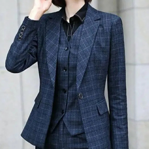 TRENDY & HERMOSO BLAZER GRIS OSCURO, CAMISA NEGRA Y TRAJES DE PANTALÓN PARA NEGOCIOS Y FIESTA-Wear = 2023 - Product Image 1