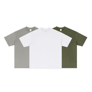 Custom Embroidery Logo 200gsm 100% Cotton Blank Regular Regular Fit Men's T-Shirt Streetwear Eco-Friendly Breathable O-Neck - Product Image 3