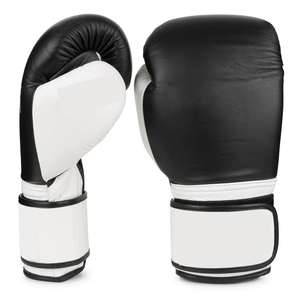 Gants de boxe MMA en cuir neufs 2025, doux, confortables, couleur unie, respirants, professionnels pour l'entraînement et le sparring - Product Image 1
