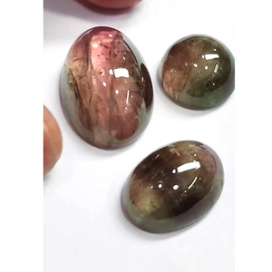 Ojo de Tigre, turmalina bio color, Turquesa en bruto, Larimar, morganita, ágata de encaje azul y lotes de malaquita - Product Image 3