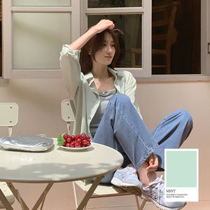 Bien fait vente chaude décontracté vêtements quotidiens bonne qualité chemise vêtements ont chemise à rayures - Product Image 3