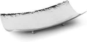 บ้านสี่เหลี่ยมสแตนเลสถาดเสิร์ฟถาดเสิร์ฟเงินและจานกลางตกแต่งถาดตอก - Product Image 3