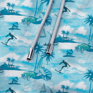 Short de bain personnalisé pour hommes, imprimé, avec poche arrière, séchage rapide, tissu extensible dans 4 directions, maillot de bain pour hommes, short de plage - Product Image 6