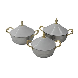 Royal Llook หม้อตุ๋นไฟฟ้าผนังสองชั้น, หม้อร้อนเสิร์ฟอาหารบนโต๊ะอาหาร - Product Image 4