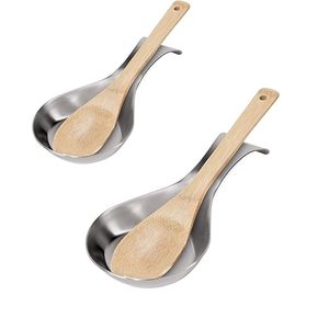 Cuchara de Metal de 2 piezas, cuchara decorativa en forma de cuchara, tenedor para el hogar, Cocina, Restaurante, adorno de regalo de boda - Product Image 1