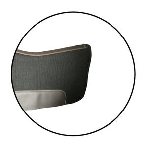 Tapis de selle en feutre de laine haute densité de qualité supérieure Confort et performance supérieurs avec doublure en tissu respirant pour l'équitation - Product Image 6