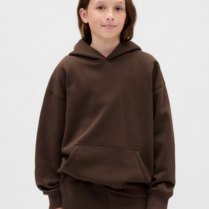 Sweat à capuche pour filles, veste en polaire à manches longues, pull décontracté élégant, chaud, mode adolescente, haut d'hiver - Product Image 2
