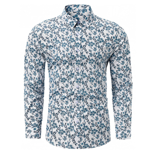 Chemise habillée pour homme à prix de gros, vente en ligne, fabrication professionnelle, manches longues, chemise habillée décontractée pour homme - Product Image 1