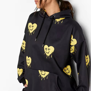 Venta caliente Mujeres Chándal Loose Fit Con Capucha Casual Impreso Mejor Calidad Nuevo Estilo Desgaste Al Por Mayor - Product Image 6