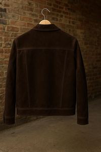 Chaqueta de Cuero de Gamuza para Hombre, Nueva Llegada, con Borlas, Ecológica, Impermeable, Resistente al Viento, de Lujo, Hecha a Mano, Textura Suave, Estilo Vintage, Cálida - Product Image 4