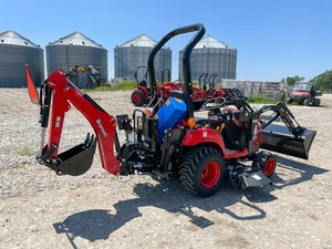 รถแทรกเตอร์มินิฟาร์ม TYM T224H พร้อมที่ตักและที่ขุดดิน 22 แรงม้า ขับเคลื่อน 4 ล้อ เหมาะสำหรับงานขุด/ขุดร่อง/จัดสวน และงานฟาร์มขนาดเล็ก - Product Image 2