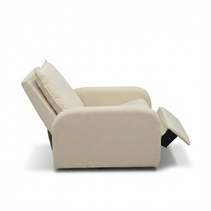 Canapé-lit inclinable manuel rembourré confortable, fauteuil de luxe à un siège, tissu moderne, canapé de salon, meubles de chambre à coucher - Product Image 5