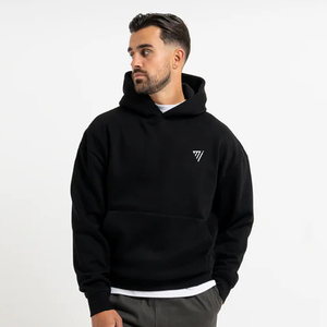 Sweats à capuche personnalisés 100% coton, sweat à capuche en coton lourd, impression en relief, sweat à capuche 550 g/m² par Marfa International - Product Image 2