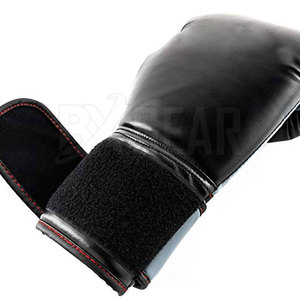 Nuevos guantes de boxeo de cuero de bajo precio diseñados para entrenamiento de resistencia y trabajo técnico con logotipo personalizado - Product Image 4