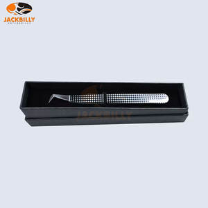 Pinzas más vendidas Pinzas de volumen de acero inoxidable Pinzas de extensión de pestañas de acero inoxidable Logotipo personalizado - Product Image 2