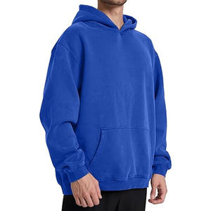 Ropa de hombre personalizada Oem Sudadera con capucha por fabricantes de talla grande con capucha de invierno de tela pesada tejido serigrafiado talla 5XL - Product Image 3