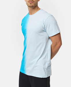 Camisetas de algodón informales de verano 100% para hombre, camisetas en blanco de nuevo estilo de Venta caliente con logotipo OEM personalizado estampado tejido de secado rápido - Product Image 3