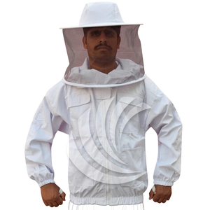 Veste d'apiculteur en coton de haute qualité en gros, voile personnalisé, veste d'apiculture complète, veste d'apiculture en coton pour abeilles - Product Image 4