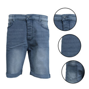 Pantalones Cortos de Mezclilla Estilo Vintage para Hombre, Pantalones Cortos Holgados de Trabajo, Pantalones Cortos de Moda, Pantalones Cortos de Mezclilla Personalizados para Hombre, Precio al por Mayor de Verano - Product Image 5