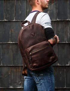 Mochila clásica de cuero genuino superventas, hecha a mano, de negocios, segura, espaciosa, directa de fábrica, precio al por mayor, moda - Product Image 1