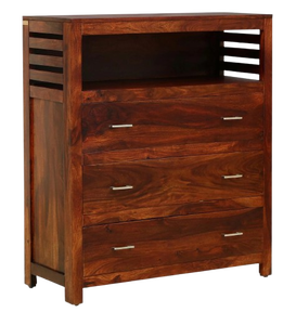 Cajonera tradicional de madera maciza, respetuosa con el medio ambiente, duradera, hecha a mano y fácil montaje para el almacenamiento en la sala de estar - Product Image 2