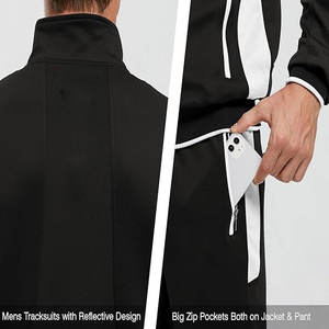 ชุดวิ่งขนแกะสองชิ้นแบบใส่ได้ทั้งชายและหญิงมีฮู้ดแห้งเร็วระบายอากาศเป็นมิตรกับสิ่งแวดล้อม - Product Image 5