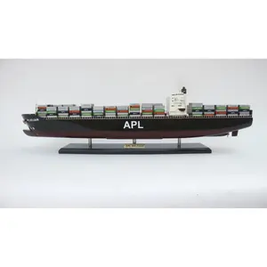 APLP木制模型船/集装箱船/货船/