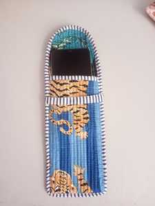 Pochette de sac à main pliable écologique matelassée pour téléphone portable, style tendance, fermeture à rabat, trousse de maquillage - Product Image 3