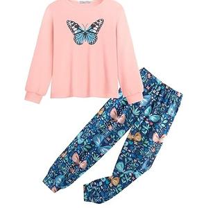 High Quality Wholesale Kids Clothing Sports Wear Tracksuits Two Piece Sets for Kids Girls Clothing Sets Children's Clothing - Product Image 6