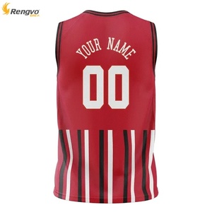 Chemises de basketball personnalisées Impression par sublimation pour le collège Maillot de basketball design pour jeunes - Product Image 4