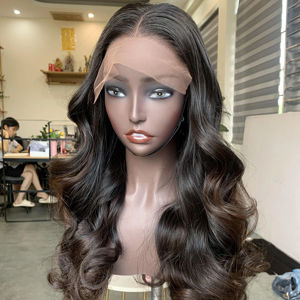 Mèches de cheveux humains vierges Remy vietnamiens personnalisées, tissage à trame unique, style long ondulé, perruques non traitées, adaptées à tous - Product Image 1