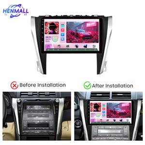 Lecteur DVD de voiture Android avec écran IPS 9 pouces 2 Din, GPS, WIFI, <span class=keywords><strong>YouTube</strong></span>, Qualcomm Snapdragon, pour Toyota Camry V55 2015-2017 - Product Image 5