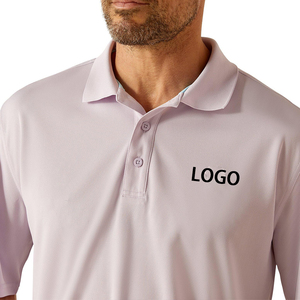 เสื้อโปโลผู้ชายทรงหลวม แขนสั้น ผ้าโพลีเอสเตอร์น้ำหนักเบา พิมพ์ลาย โลโก้ผ้าถัก แห้งเร็ว สั่งทำได้ - Product Image 3