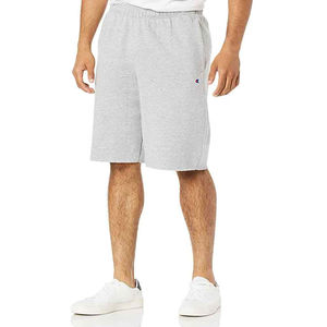 Shorts en molleton 100% coton personnalisables, respirants, pour la salle de sport, la remise en forme, l'entraînement, le jogging, shorts de sport, vente flash, motif uni - Product Image 2
