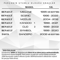 Jauge de moteur pour Renault Megane, Clio,Kangoo,Dacia Sandero (expédition du fabricant turc)