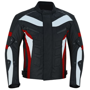 Veste de moto pour homme, taille plus, imperméable, respirante, coupe-vent, imprimée, anti-chute, design personnalisé, manches longues - Product Image 4