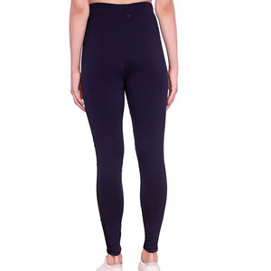 Leggings pour femmes de haute qualité, respirants, tricotés, taille haute, couleur unie, séchage rapide, antibactériens, en spandex/polyester, grandes tailles - Product Image 3