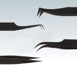 แหนบเล็มขนตาสีดำแหนบเล็มขนตาแบบโค้งมาใหม่ล่าสุด - Product Image 3