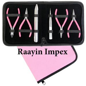Nouveauté Pince en acier inoxydable pour kit de fabrication de bijoux Pince à insérer en nylon de haute qualité pour kit de pinces à bijoux - Product Image 1