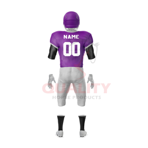 Uniforme de fútbol americano de compresión de diseño personalizado asequible OEM 100% poliéster transpirable uniforme de fútbol Americano para la venta - Product Image 4