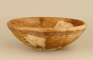 Bols à mélanger pour salade de fruits en bois Bol de service en bois Bol au design élégant fait à la main - Product Image 4