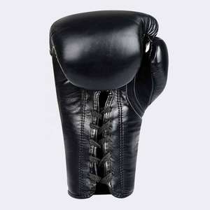 Prix d'usine Gants de boxe MMA Sparring Kick Boxing Gants de boxe en cuir à lacets - Product Image 3