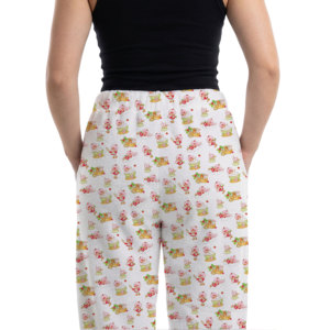 Pantalones <span class=keywords><strong>de</strong></span> <span class=keywords><strong>pijama</strong></span> <span class=keywords><strong>de</strong></span> franela a cuadros, diseño personalizado Strawberry Girl, textura ultra suave, pantalones largos <span class=keywords><strong>de</strong></span> <span class=keywords><strong>dormir</strong></span> premium. - Product Image 2