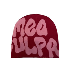 Best Selling Winter <b>Warm</b> Knitted Beanie <b>Hats</b> for Men and Women High Quality Long Dot Pattern Designer Logo Price - Product Image 5