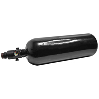Bouteille HPA en aluminium 62ci 4500psi pour réservoir 3000psi, sortie réglable, double disque de sécurité, manomètre 5000psi, certifiée CE/DOT