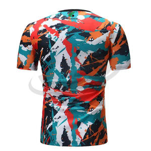 Nouveauté 100% coton coupe ample décharge impression T-Shirt hommes décontracté mode Streetwear Fitness vêtements Anti-boulochage 200g - Product Image 2