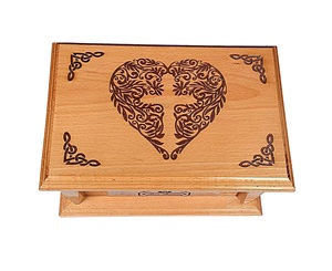 <b>Pet</b> Dog Cremation Wood <b>Urns</b>: Stately Wood <b>Pet</b> Dog Large Wooden Box Decorative Funeral <b>Urns</b> Adult Large <b>Urn</b> - Product Image 1