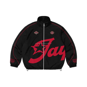 ชุดเซ็ตแจ็คเก็ตและกางเกงขาสั้นแบบสตรีทแวร์ลายปะติดปะต่อ  ผ้าบาง  สองชิ้น  ซิปหน้า  ไนลอน โพลีเอสเตอร์  สำหรับผู้ชาย  กันลม - Product Image 6