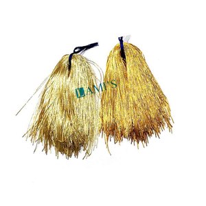 Premium Quality Bullion Smooth Wire Purl Bullion <b>Thread</b> in Gold Materials Jewelry Making Beading - Product Image 1